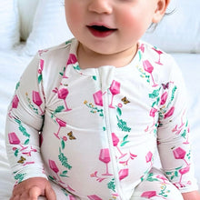 Load image into Gallery viewer, Hamptons Rosé Zippered Romper
