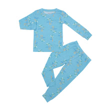 Load image into Gallery viewer, Miami Palm Tree Blue Two-Piece Set