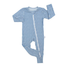 Load image into Gallery viewer, Miami Cabana Stripe Zippered Romper