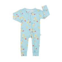 Load image into Gallery viewer, Miami Vice Fruit Smoothie Zippered Romper