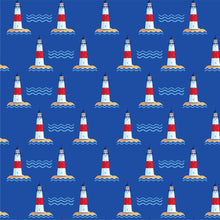 Load image into Gallery viewer, Hamptons Lighthouse Zippered Romper