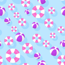 Load image into Gallery viewer, Hamptons Pool Party Pink Zippered Romper