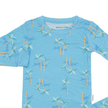 Load image into Gallery viewer, Miami Palm Tree Blue Two-Piece Set