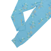 Load image into Gallery viewer, Miami Palm Tree Blue Two-Piece Set
