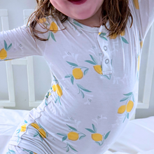 Load image into Gallery viewer, Amalfi Coast Lemon Gray Two-Piece Set