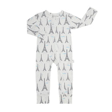 Load image into Gallery viewer, Paris Eiffel Tower Zippered Romper