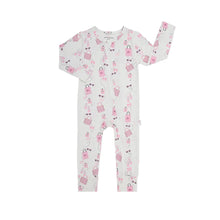Load image into Gallery viewer, Paris in Pink Zippered Romper