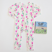 Load image into Gallery viewer, Hamptons Rosé Zippered Romper