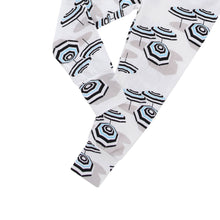 Load image into Gallery viewer, Amalfi Coast Beach Umbrella Black and White Two-Piece Set