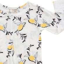 Load image into Gallery viewer, Amalfi Coast Lemon White Zippered Romper