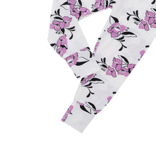 Load image into Gallery viewer, Amalfi Coast Purple Flowers White Two-Piece Set