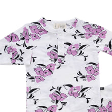 Load image into Gallery viewer, Amalfi Coast Purple Flowers White Two-Piece Set