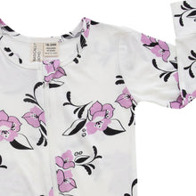 Load image into Gallery viewer, Amalfi Coast Purple Flower Zippered Romper