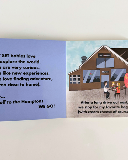 Hamptons Jet Set Baby Book