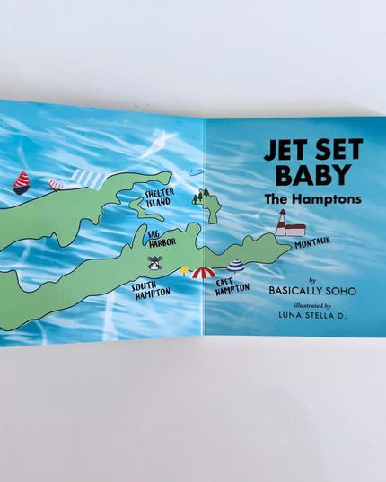 Hamptons Jet Set Baby Book