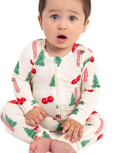 NYC Christmas at Radio City Zippered Romper