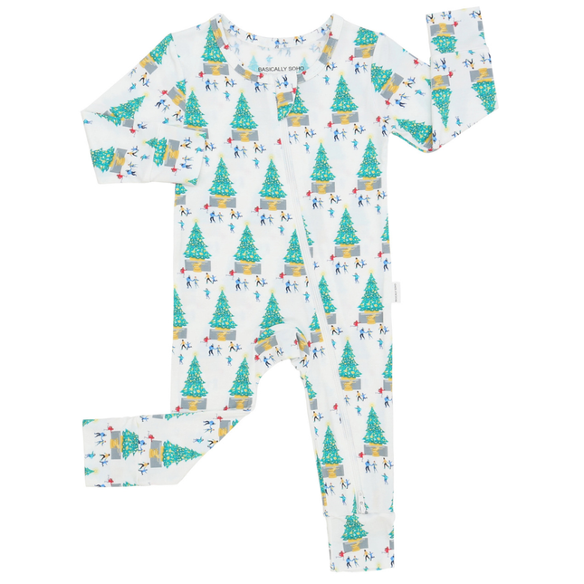 Christmas in New York 2025 Zippered Romper