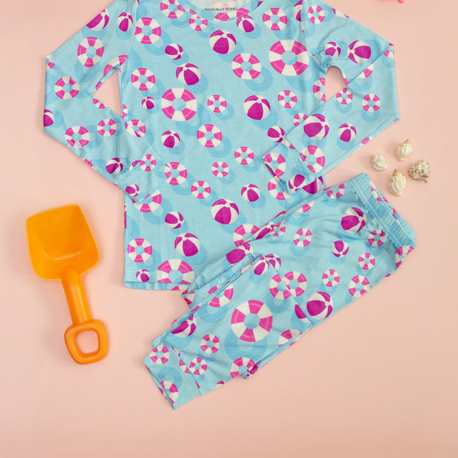 Hamptons Pool Party Pink Two-Piece Set