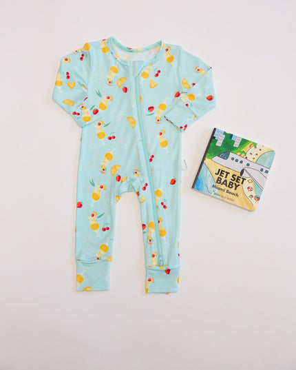 Miami Vice Fruit Smoothie Zippered Romper
