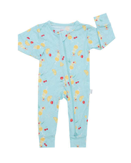 Miami Vice Fruit Smoothie Zippered Romper