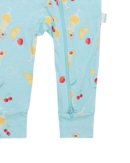 Miami Vice Fruit Smoothie Zippered Romper