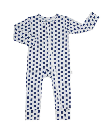 Paris Bistro Zippered Romper