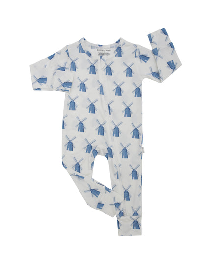 Hamptons Windmill Zippered Romper