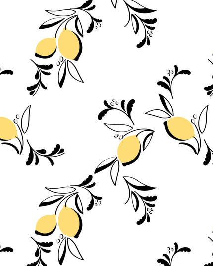 Amalfi Coast Lemon White Zippered Romper