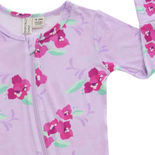 Load image into Gallery viewer, Zippered Romper in Floral Lilac
