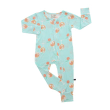 Load image into Gallery viewer, Zippered Romper in Spritz Seafoam Green

